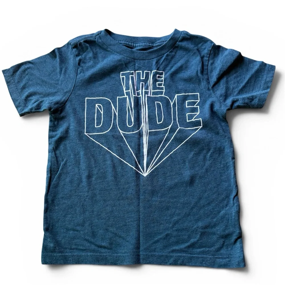 Boys 4T the children’s place screened The Dude shirt cotton blend